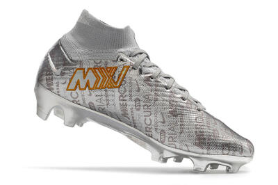 Nike Air Zoom Mercurial Superfly 9 Elite FG Football Boots - Silver/Gold
