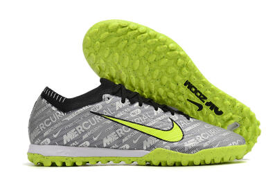 Nike Air Zoom Mercurial Vapor Elite TF Football Shoes - Grey/Black/Yellow