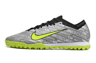 Nike Air Zoom Mercurial Vapor Elite TF Football Shoes - Grey/Black/Yellow