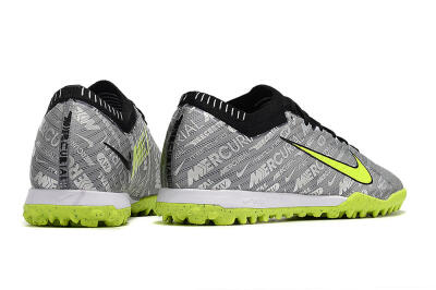 Nike Air Zoom Mercurial Vapor Elite TF Football Shoes - Grey/Black/Yellow