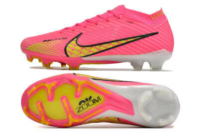 Nike Air Zoom Mercurial Vapor 15 Elite FG Football Boots - Pink/Yellow