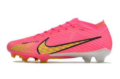 Nike Air Zoom Mercurial Vapor 15 Elite FG Football Boots - Pink/Yellow