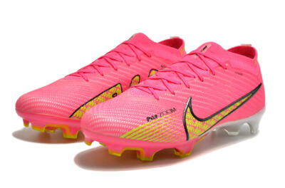 Nike Air Zoom Mercurial Vapor 15 Elite FG Football Boots - Pink/Yellow