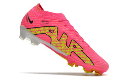 Nike Air Zoom Mercurial Vapor 15 Elite FG Football Boots - Pink/Yellow