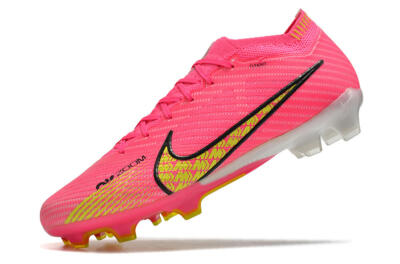 Nike Air Zoom Mercurial Vapor 15 Elite FG Football Boots - Pink/Yellow