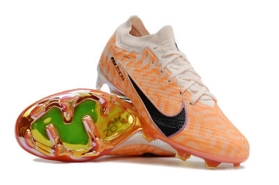 Nike Air Zoom Mercurial Vapor 15 Elite FG Football Boots - White/Orange/Black