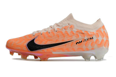 Nike Air Zoom Mercurial Vapor 15 Elite FG Football Boots - White/Orange/Black