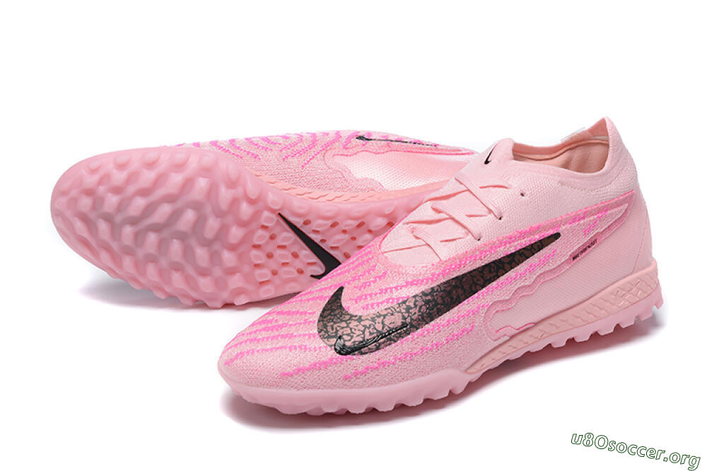 Nike Phantom GX Elite TF Football Shoes - Pink/Black/Gold 0