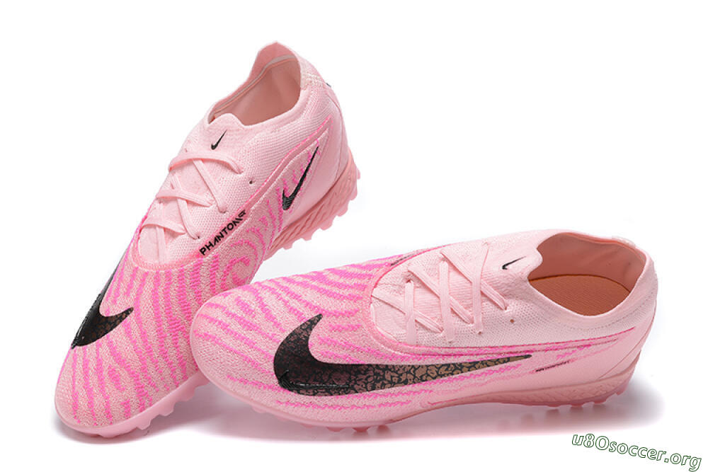 Nike Phantom GX Elite TF Football Shoes - Pink/Black/Gold 5