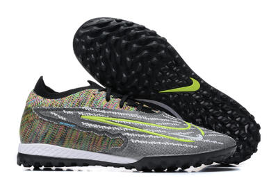Nike Phantom GX Elite TF Football Shoes - Black/Yellow/Rainbow