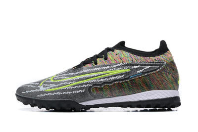 Nike Phantom GX Elite TF Football Shoes - Black/Yellow/Rainbow