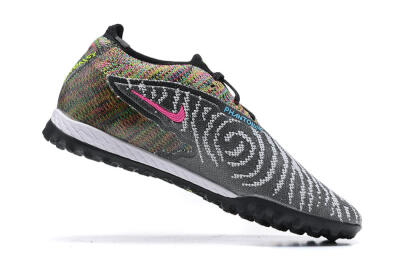Nike Phantom GX Elite TF Football Shoes - Black/Yellow/Rainbow