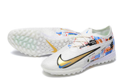 Harry Kane x Nike Phantom GX Elite TF Football Shoes - White/Gold/Black