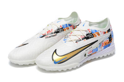 Harry Kane x Nike Phantom GX Elite TF Football Shoes - White/Gold/Black