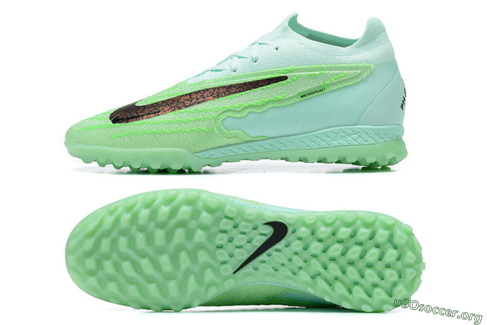 Nike Phantom GX Elite TF Football Shoes - Green/Black 1