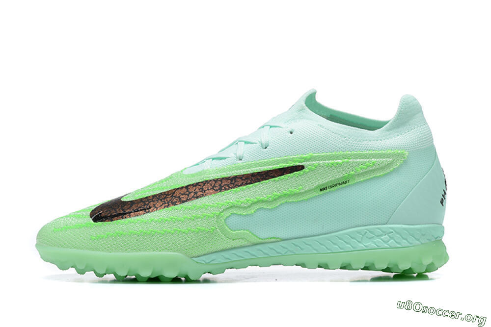 Nike Phantom GX Elite TF Football Shoes - Green/Black 3