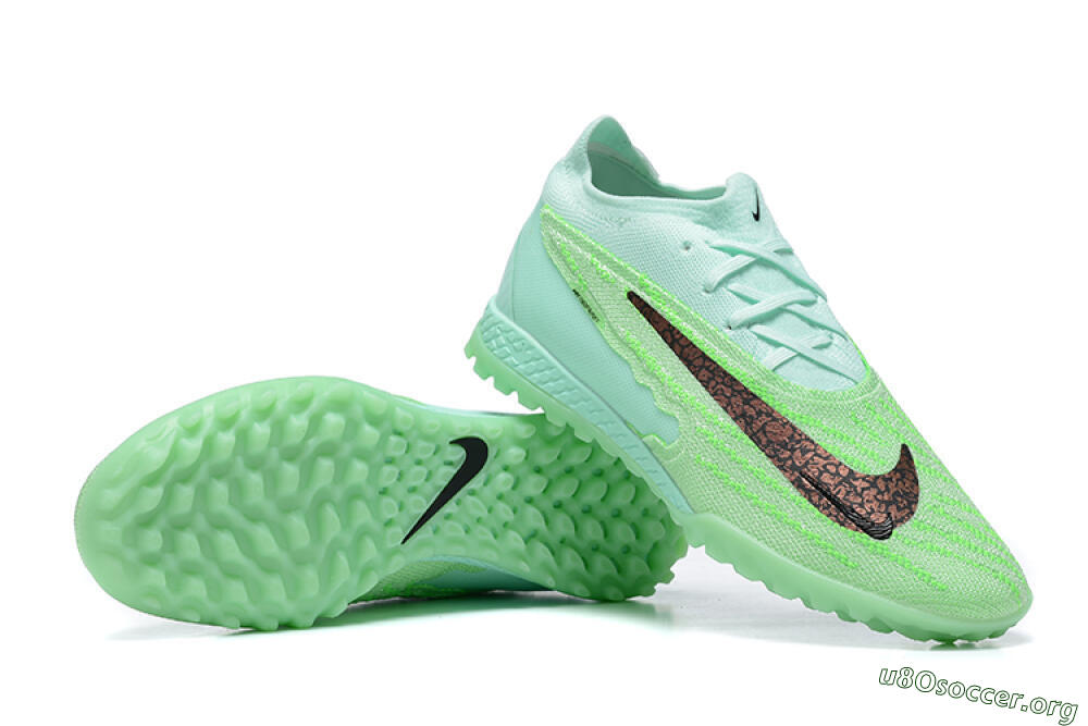 Nike Phantom GX Elite TF Football Shoes - Green/Black 4