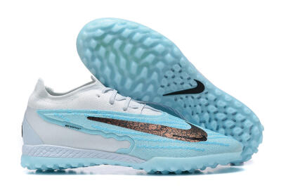 Nike Phantom GX Elite TF Football Shoes - White/Blue/Black