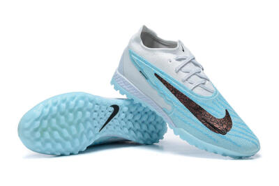 Nike Phantom GX Elite TF Football Shoes - White/Blue/Black