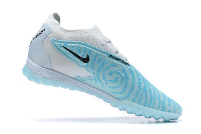 Nike Phantom GX Elite TF Football Shoes - White/Blue/Black