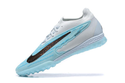 Nike Phantom GX Elite TF Football Shoes - White/Blue/Black