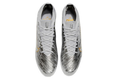 Nike Air Zoom Mercurial Vapor 15 Elite FG Football Boots - Sliver/Gold/Rainbow