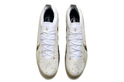 Nike Air Zoom Mercurial Vapor 15 Elite FG Football Boots - White/Gold/Black