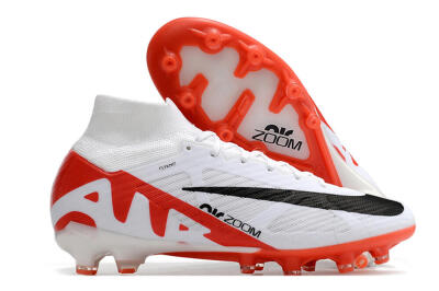 Nike Air Zoom Mercurial Superfly 9 Elite AG Football Boots - White/Red/Black