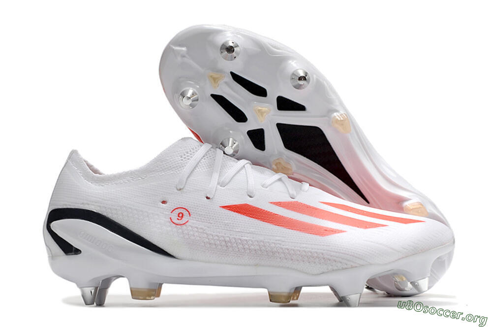 Adidas X Speedportal.1 SG Football Boots - White/Orange/Black 2