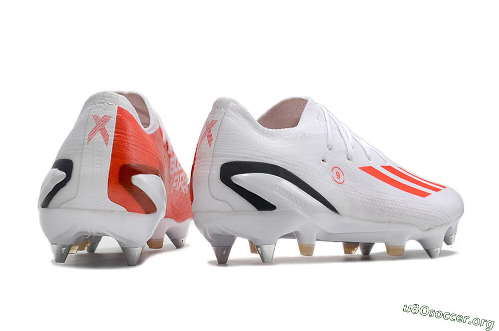 Adidas X Speedportal.1 SG Football Boots - White/Orange/Black 6