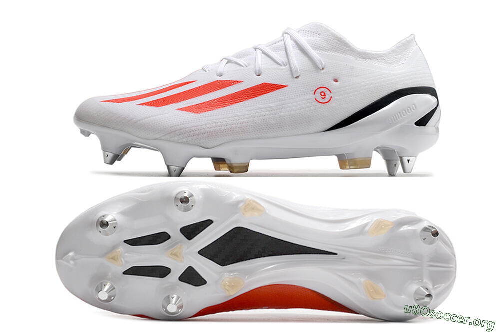 Adidas X Speedportal.1 SG Football Boots - White/Orange/Black 1