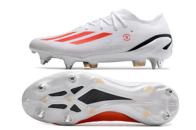 Adidas X Speedportal.1 SG Football Boots - White/Orange/Black