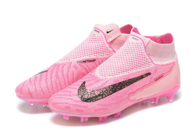 Nike Phantom GX Elite DF Link FG Football Boots - Pink/Black/Gold