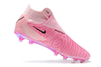 Nike Phantom GX Elite DF Link FG Football Boots - Pink/Black/Gold