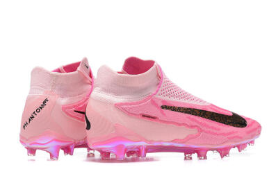 Nike Phantom GX Elite DF Link FG Football Boots - Pink/Black/Gold