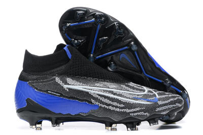 Nike Phantom GX Elite DF Link FG Football Boots - Black/White/Blue