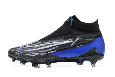 Nike Phantom GX Elite DF Link FG Football Boots - Black/White/Blue