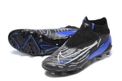 Nike Phantom GX Elite DF Link FG Football Boots - Black/White/Blue