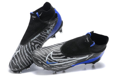 Nike Phantom GX Elite DF Link FG Football Boots - Black/White/Blue
