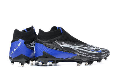 Nike Phantom GX Elite DF Link FG Football Boots - Black/White/Blue