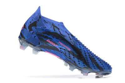 Paul Pogba x Adidas Predator Accuracy+ FG Football Boots - Blue/Black/Pink