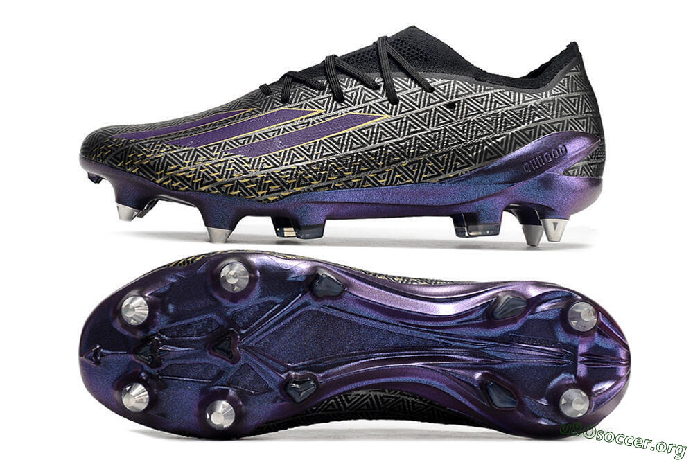 Adidas X Speedportal.1 FG Football Boots - Black/Sliver/Purple 1