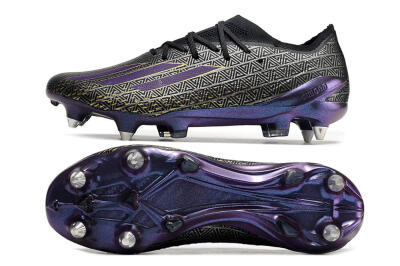 Adidas X Speedportal.1 FG Football Boots - Black/Sliver/Purple