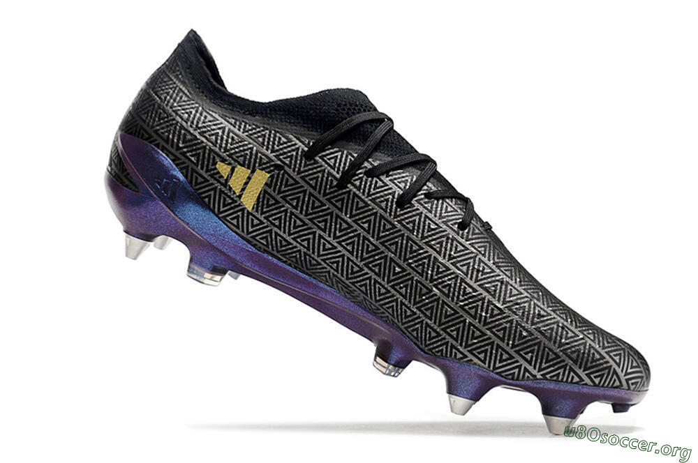 Adidas X Speedportal.1 FG Football Boots - Black/Sliver/Purple 4