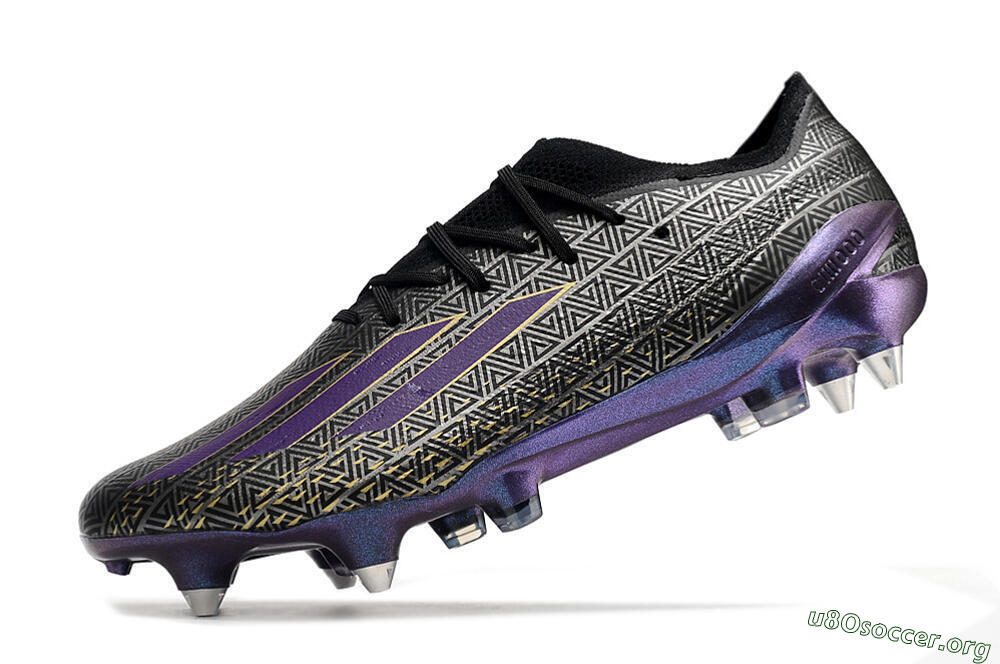 Adidas X Speedportal.1 FG Football Boots - Black/Sliver/Purple 5