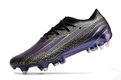 Adidas X Speedportal.1 FG Football Boots - Black/Sliver/Purple