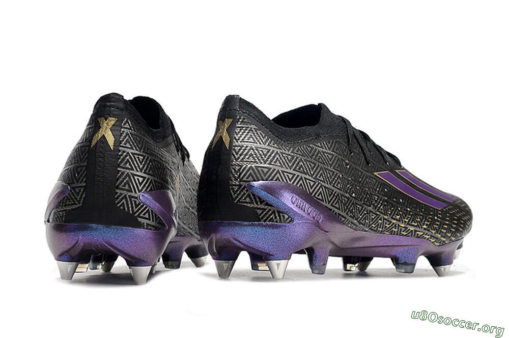 Adidas X Speedportal.1 FG Football Boots - Black/Sliver/Purple 6