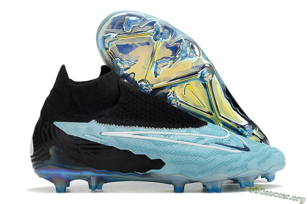 Nike Phantom GX Elite FG Football Boots - Blue/Black 2