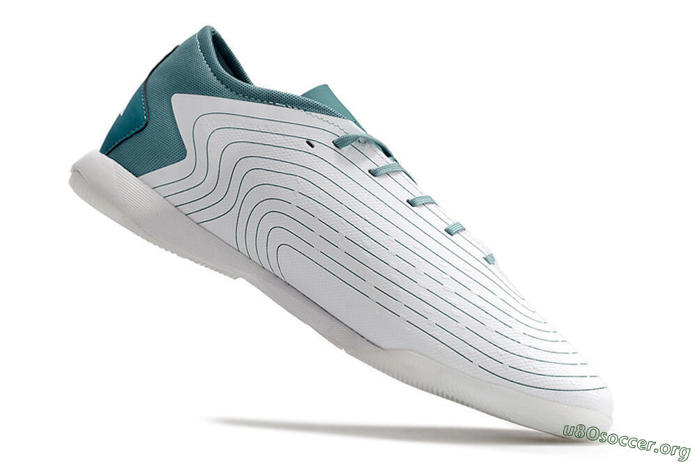 Adidas Predator Accuracy.3 IC Football Shoes - White/Blue 4