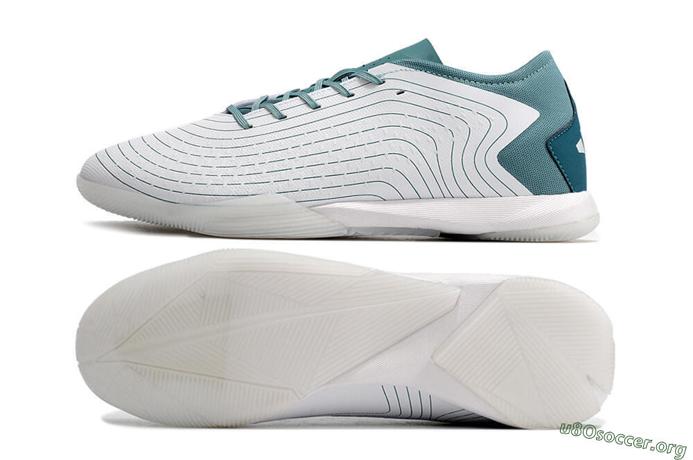 Adidas Predator Accuracy.3 IC Football Shoes - White/Blue 1